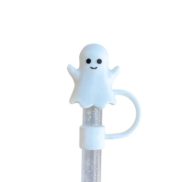 NWT CharCharms Halloween Straw Toppers 4-Pack - Picture 5 of 6